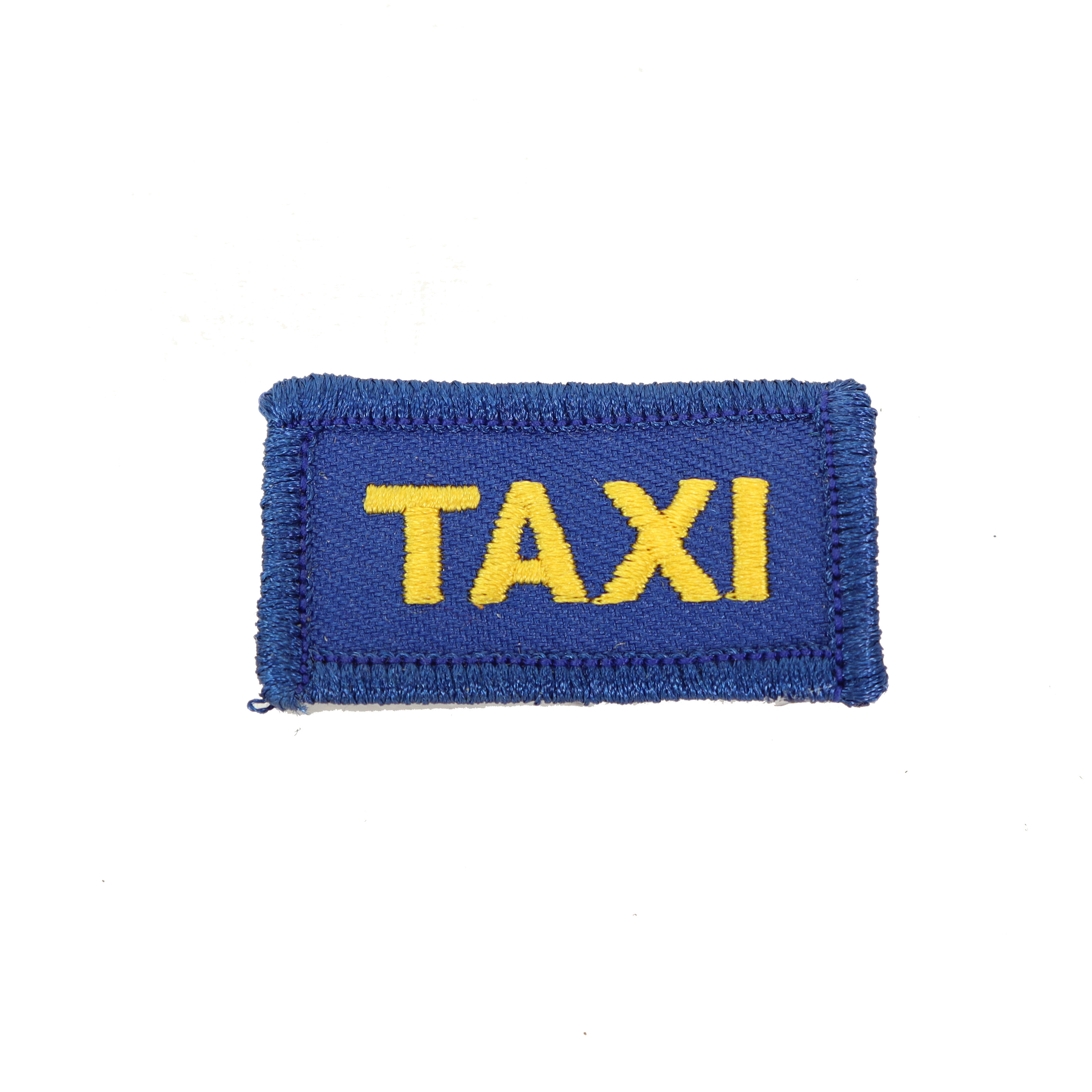 Broderat tygmärke - taxi - 2