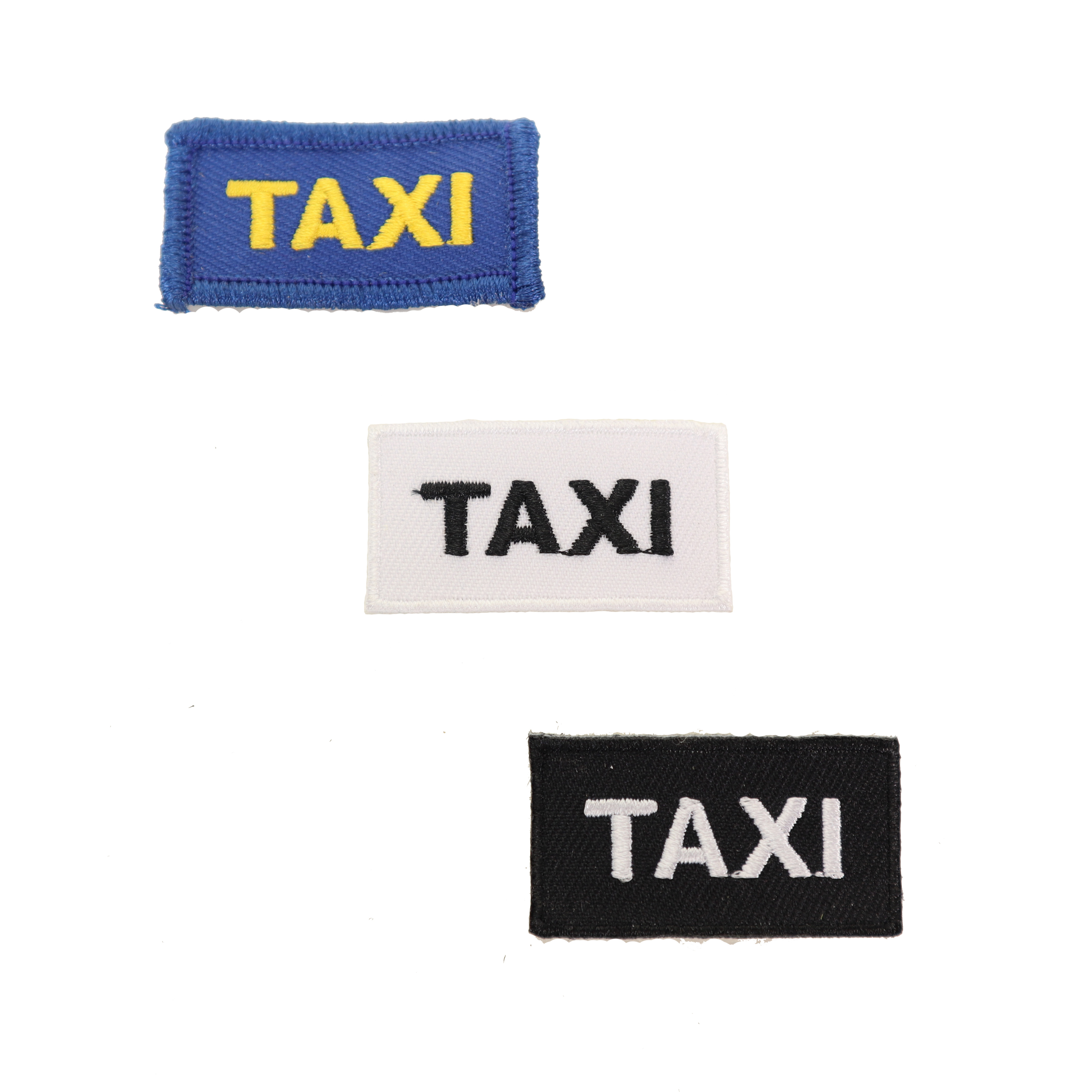 Broderat tygmärke - taxi