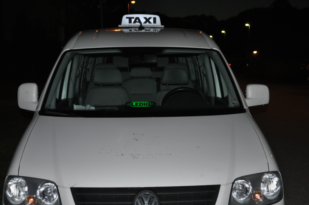 LEDIG - skylt för taxi - 4