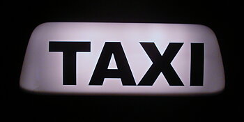 Dekal  för taxiskylt - liten