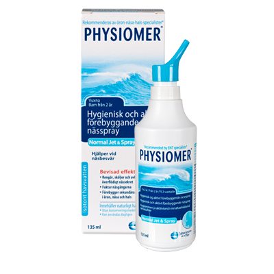 PHYSIOMER Näsdusch Normal Jet & Spray 135ml