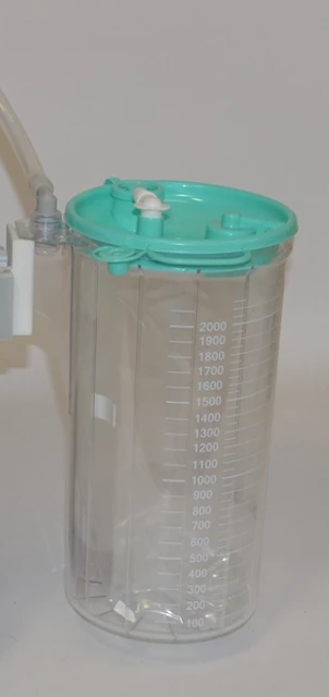 Sam 12 Medicinsk Sug - Hög flödes - Hög vakuum - Serres sugsystem 2l behållare - 3