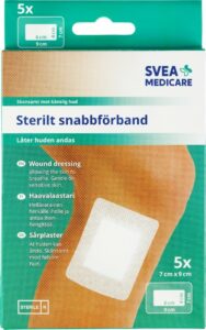 SVEA MEDICARE Sterilt snabbförband 100% vattentätt 5st