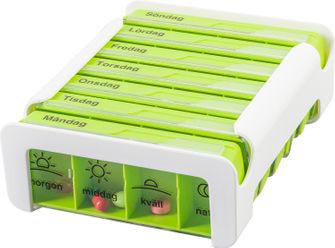 ANABOX 7 Dagar 4 Dosfack/dag GREEN