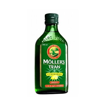 Möller's Tran Omega-3 citron torskleverolja 250ml