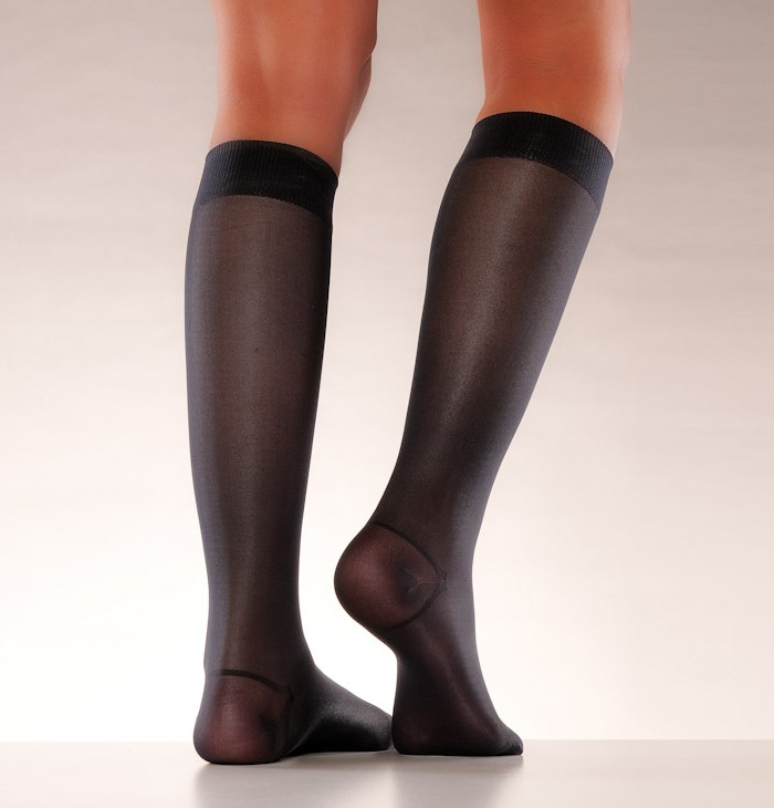 Mabs Original Nylon Knästrumpa Svart