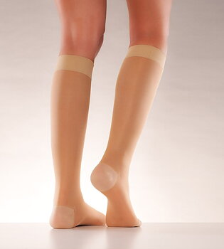 Mabs Original Nylon Knästrumpa Sand