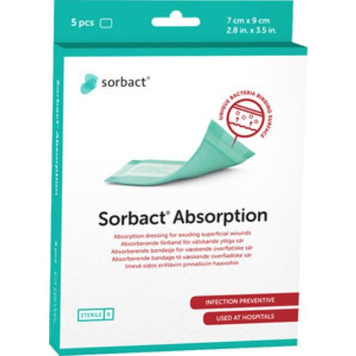 SORBACT Absorption  7X9cm 5st