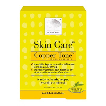 New Nordic Skin Care Copper Tone 60st