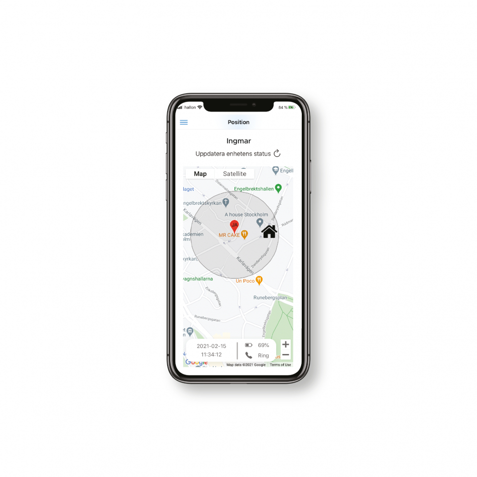 Sensorem Trygghetslarm med GPS-spårning - 2