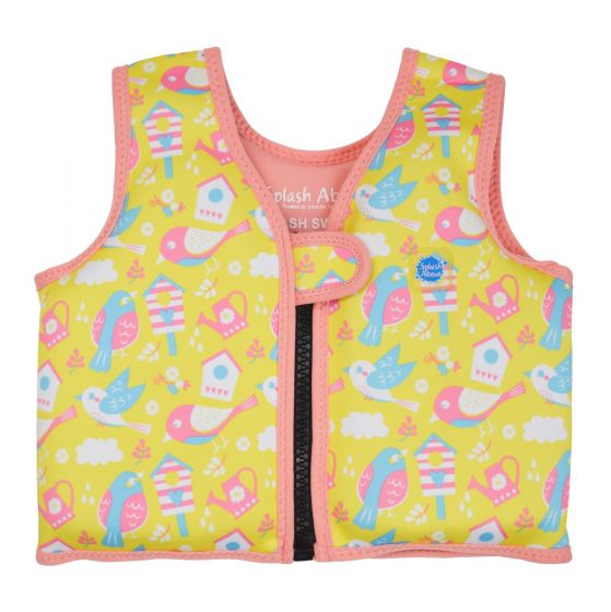 Splash About Flytande Simväst Go Splash Swim Vest Garden Birds