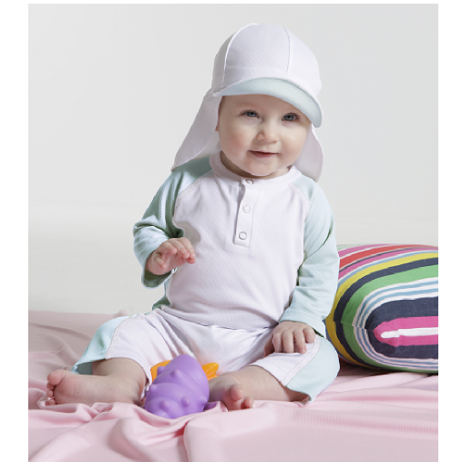 Sunseal Sun Suit UPF 50+ Vit/Ocean