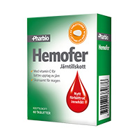HEMOFER JÄRNTILLSKOTT 60ST