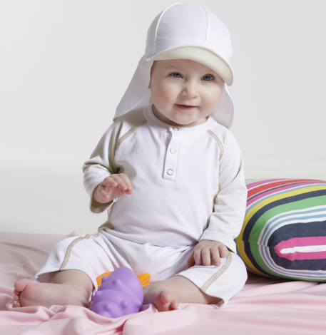Sunseal Sun Suit UPF 50+ Vit/Vit