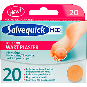 SalvequickMed Wart Plaster Vårtplåster 20st