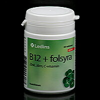 Ledins Vitamin B12+Folsyra 60st