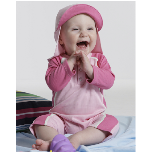 Sunseal Sun Suit UPF 50+ Rosa/Fuchsia