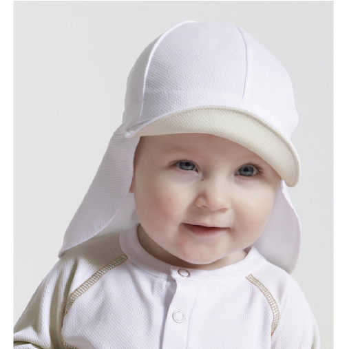 Sunseal Flap Hat UPF 50+ Vit/Vit