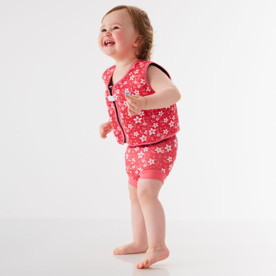 Splash About Flytande Simväst Go Splash Starter Float Jacket Pink Blossom  - 3
