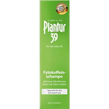 Plantur 39 Fytokoffein Schampo för fint och sprött hår 250 ml