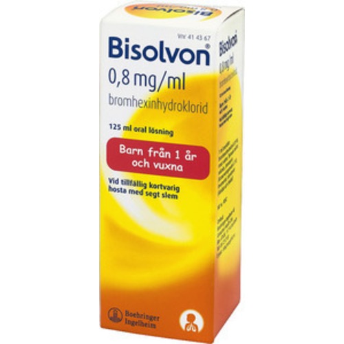 BISOLVON Oral Lösning 0,8 Mg/ml 125 Ml - Netoteket