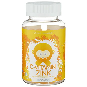 MONKIDS C-Vitamin + Zink 60st