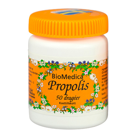 BioMedica Propolis Dragéer 50st