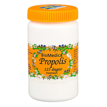 BioMedica Propolis Dragéer 125st