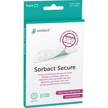 SORBACT Secure 5 x 7,2cm 5st