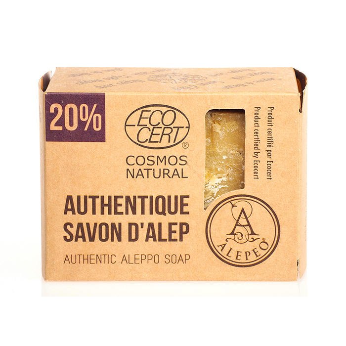 Alepo tvål 20% Lagerbärsolja 200g EKO