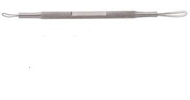 Pormaskklämmare Dubbla öglor Räfflat handtag 13cm