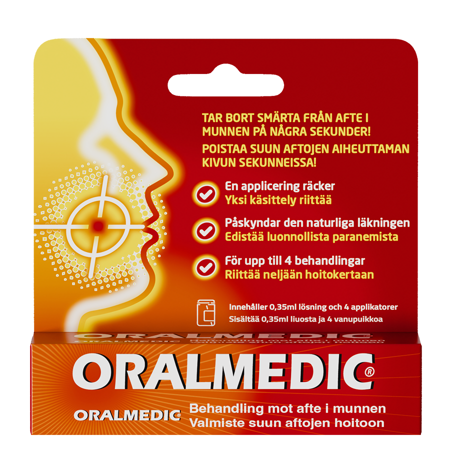 Oralmedic mot Afte 0,35ml x 6st XL - 2