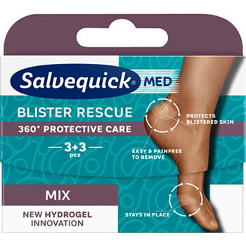 Salvequick Blister Rescue Mix 3+3st