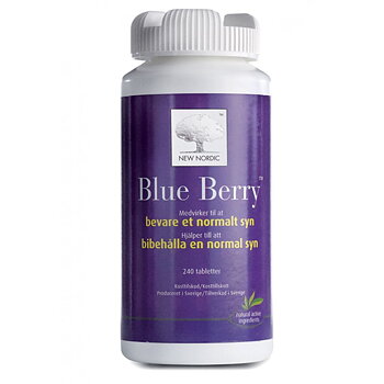 New Nordic Blue Berry Plus Ögonvitamin 240st