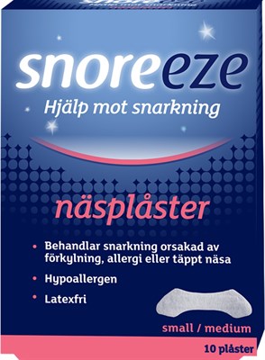 Snoreeze Nasalstrips Small/Medium 10st