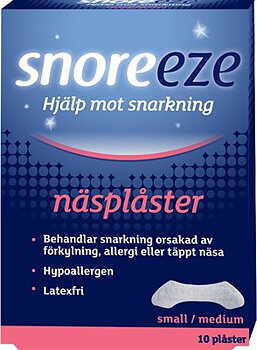 Snoreeze Nasalstrips Small/Medium 10st