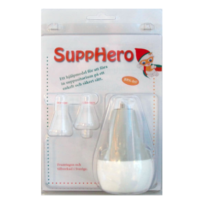 SuppHero suppositorium hjälpmedel barn 5-40kg
