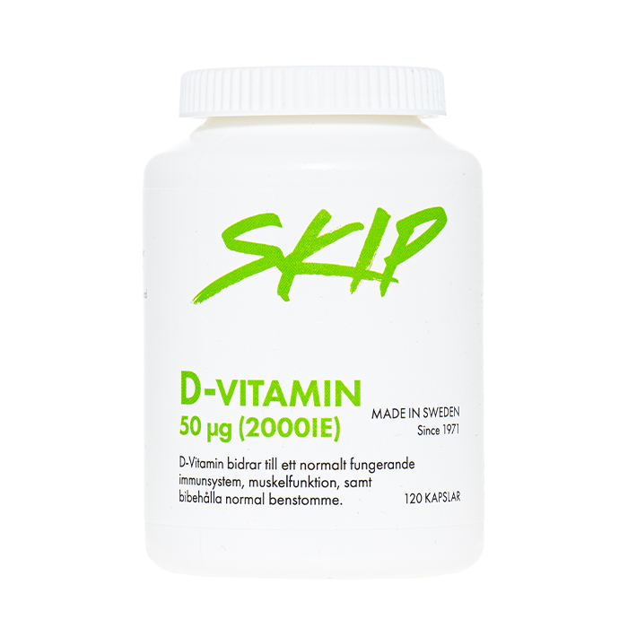Skip D-vitamin 50 μg (2000IE) extra stark 120st