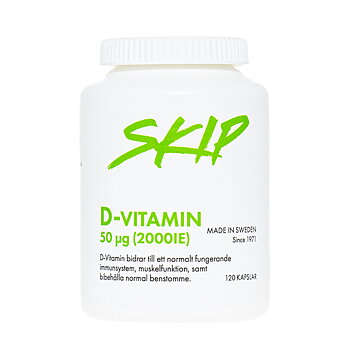 Skip D-vitamin 50 μg (2000IE) extra stark 120st