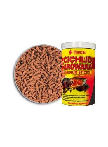 Tropical Ciklid & Arowana Medium Sticks Lösvikt - 2