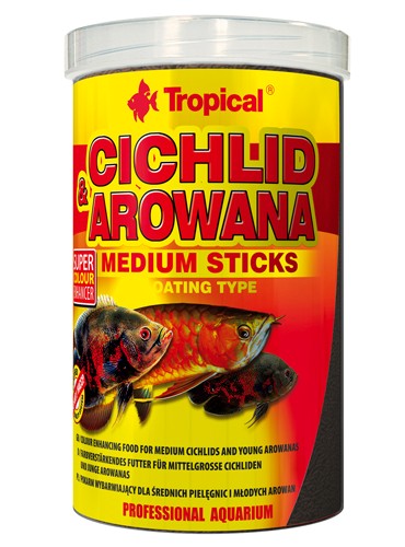 Tropical Ciklid & Arowana Medium Sticks Lösvikt