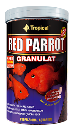 Tropical Red Parrot Granulat Lösvikt