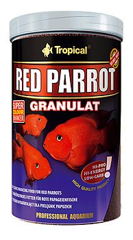Tropical Red Parrot Granulat Lösvikt