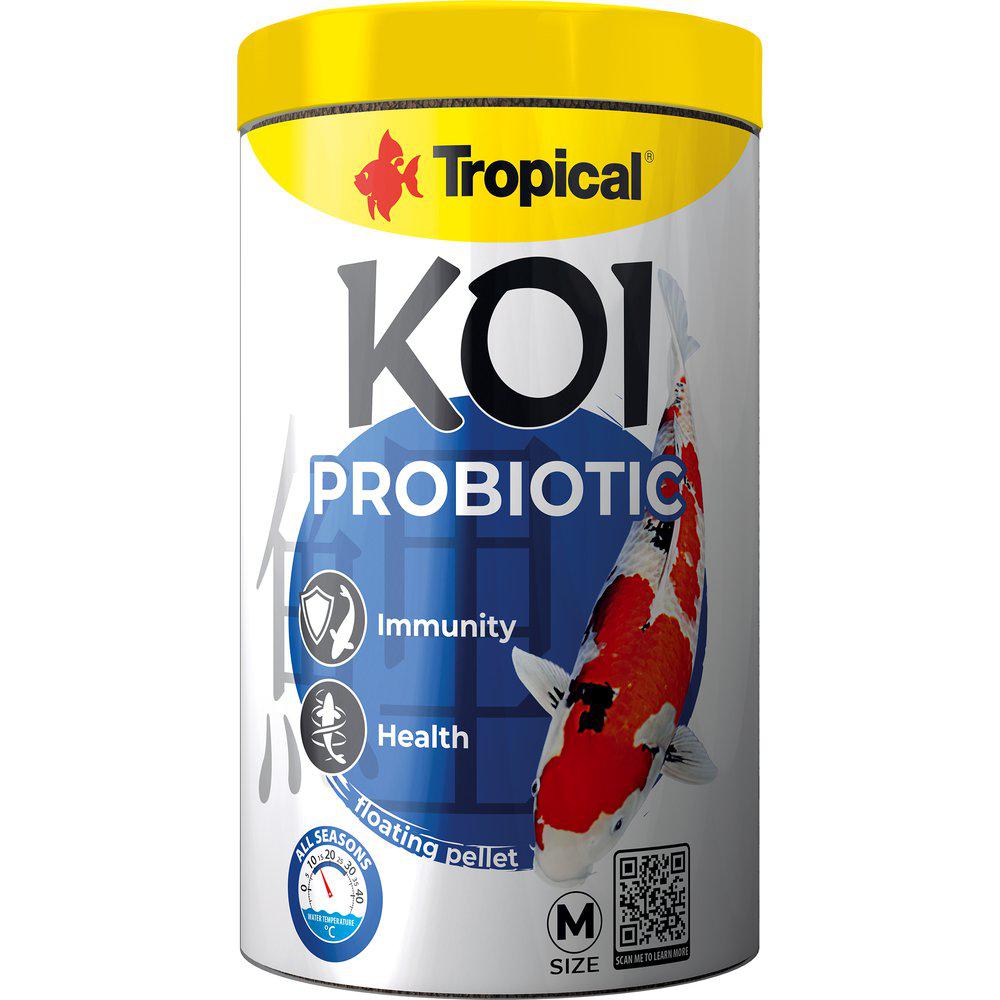 Tropical New Koi Probiotic Pellet Size M 1 liter Lösvikt
