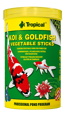 Tropical Koi&Goldfish Vegetable Sticks 1000 ml Lösvikt