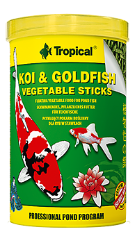Tropical Koi&Goldfish Vegetable Sticks 1000 ml Lösvikt