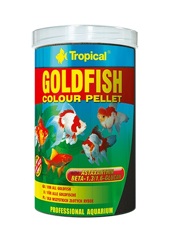 Tropical Goldfish Color  Pellets Lösvikt 1000ml