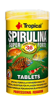 Tropical Spirulina Super Forte 36% Spirulina Tablets Lösvikt