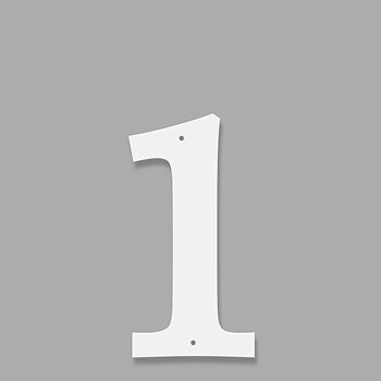 Fasadsiffra - Klassisk  - 1