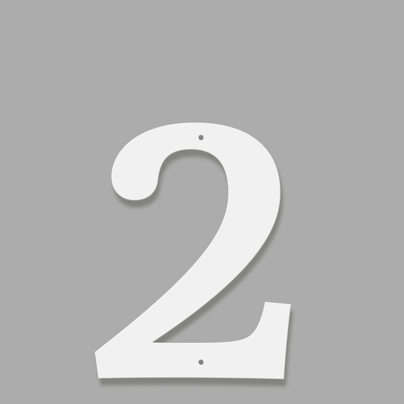 Fasadsiffra - Klassisk  - 2 - 2